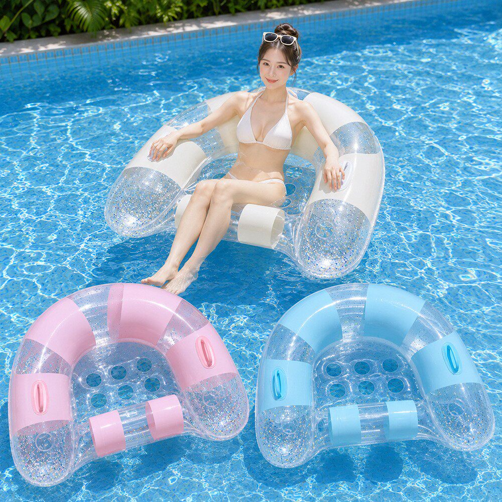 Pool Lounger Inflatable - Şişme Havuz Şezlongu Yetişkin Su Hamağı