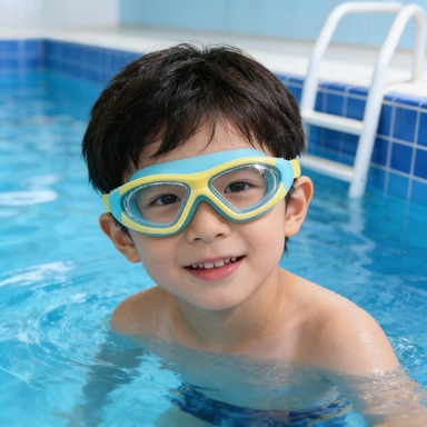 Swim Goggles Anti Fog Uv - Yüksek Çözünürlüklü Çocuklar İçin Su Geçirmez
