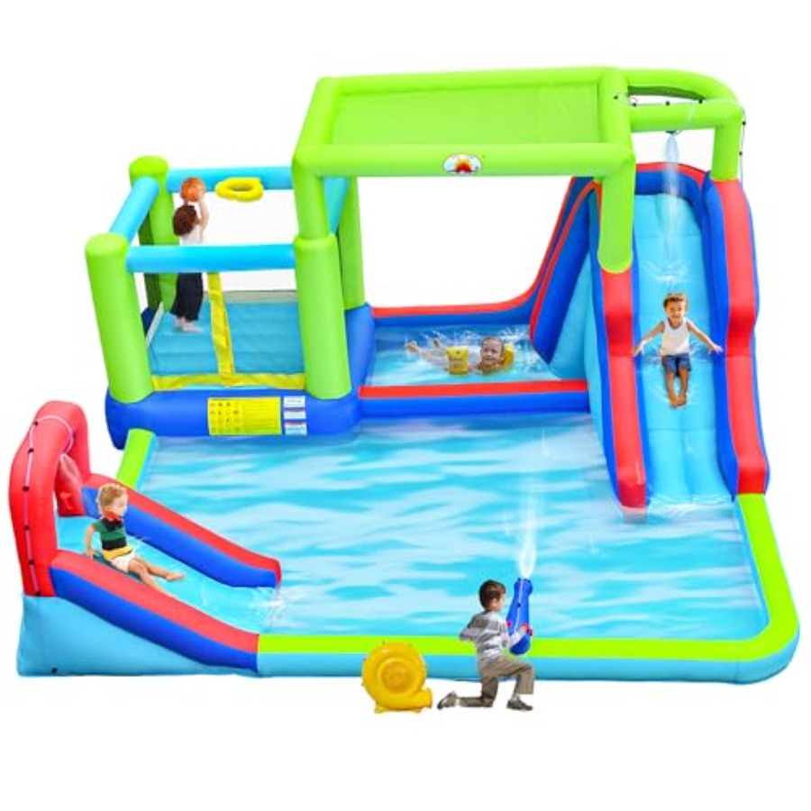 Water Slide Inflatable - Şişme Su Kaydırağı Su Parkı, Dış
