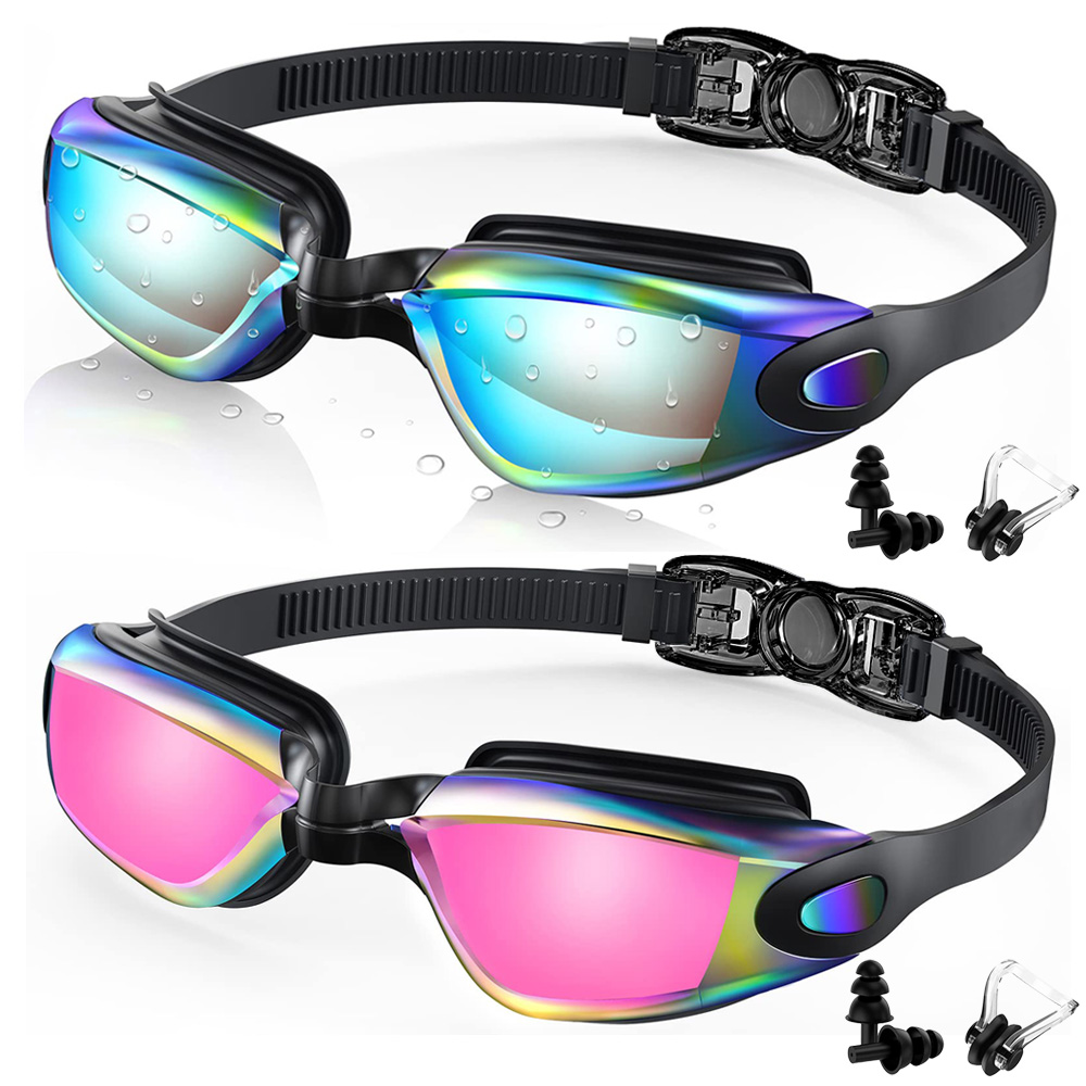 2 paket yüzme gözlükleri buğu  - Swim Goggles Anti Fog Uv incelemesi ve fiyatı