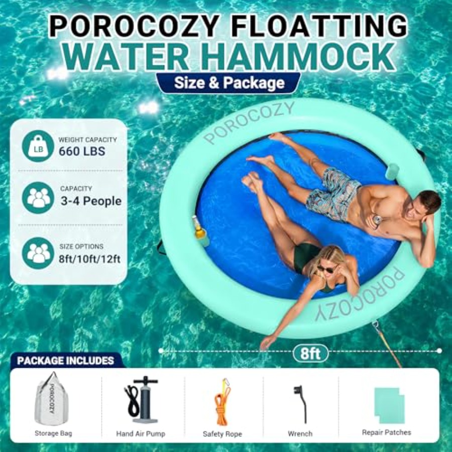 Şişirilebilir Su Hamağı Yuvarl - Pool Float Ring Inflatable incelemesi ve fiyatı