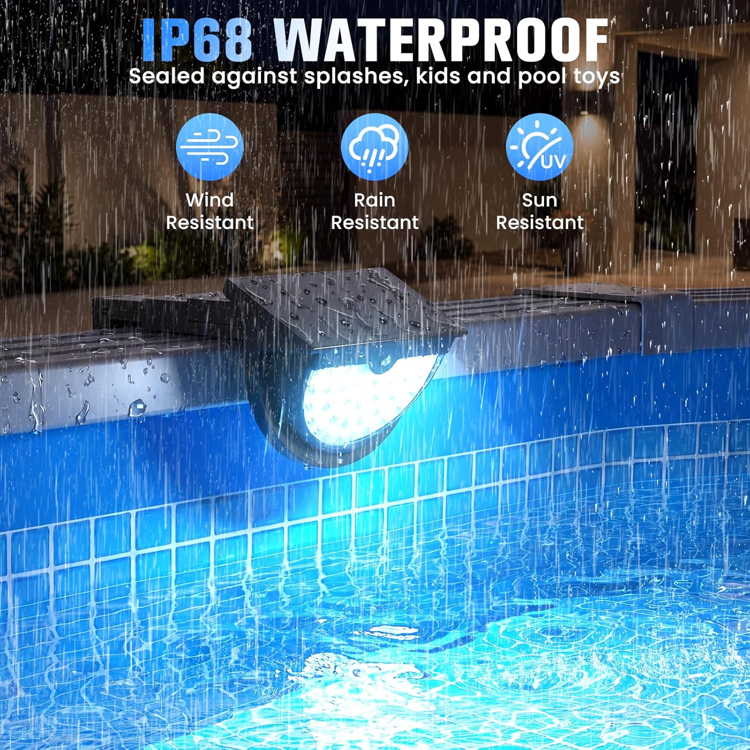 Güneş Enerjili Havuz Lambaları - Pool Light Solar Rechargeable incelemesi ve fiyatı