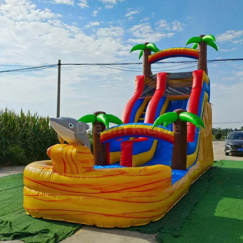 Dev Tropikal Yunus Temalı Şişm - Water Slide Inflatable incelemesi ve fiyatı