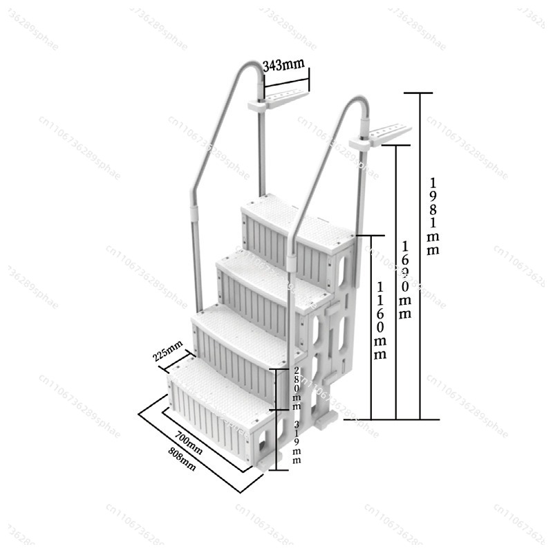 Merdivenli Plastik Yerüstü BB, - Pool Ladder Above Ground incelemesi ve fiyatı