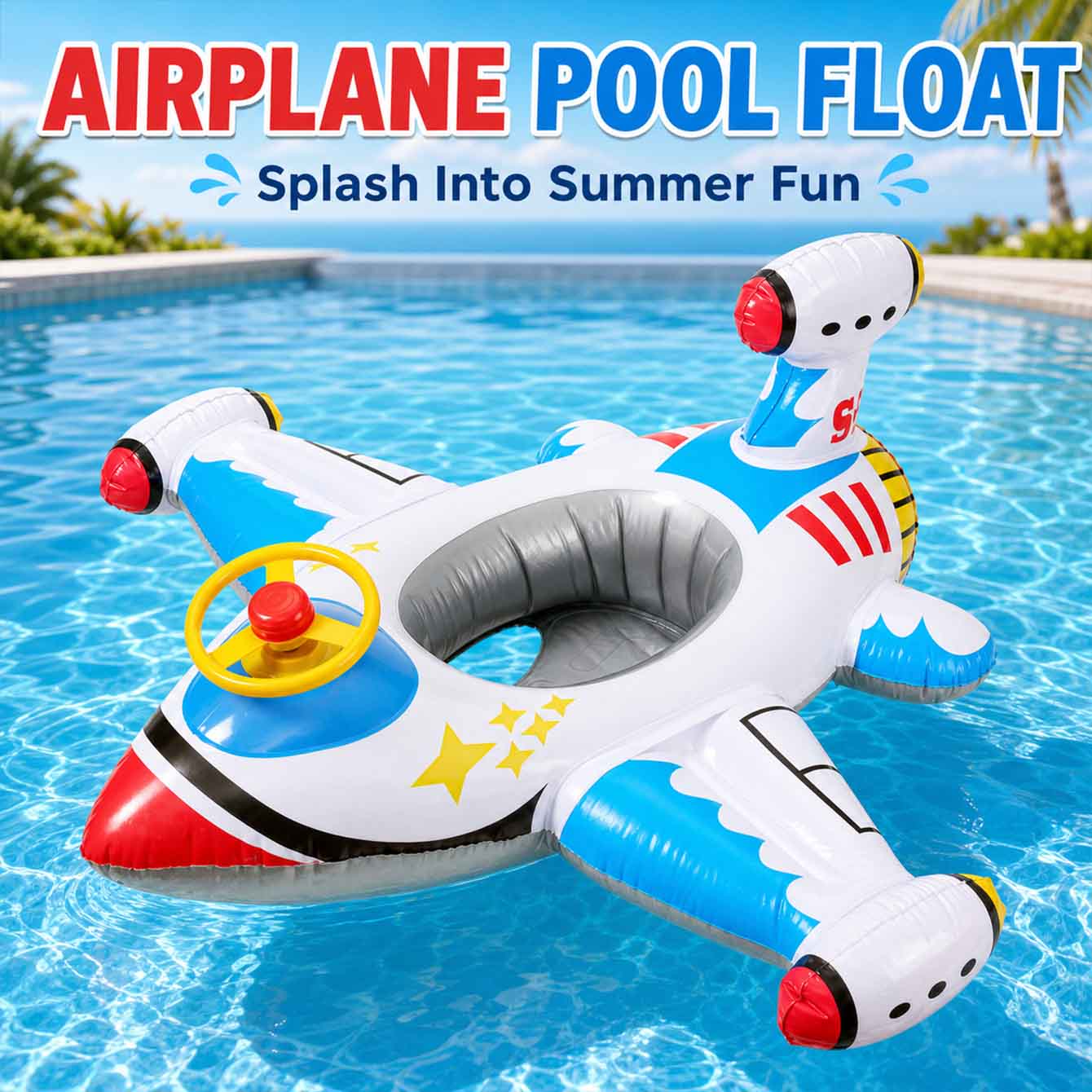 1 adet uçak yüzme simidi şişme - Pool Float Ring Inflatable incelemesi ve fiyatı