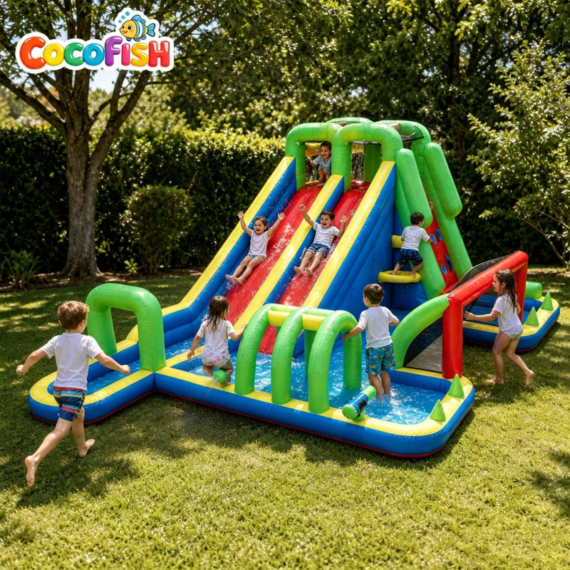 Cocofish Büyük Şişme Su Parkı, - Water Slide Inflatable incelemesi ve fiyatı