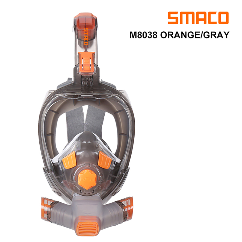 SMACO tam yüz tüplü dalış mask - Snorkel Mask Full Face incelemesi ve fiyatı