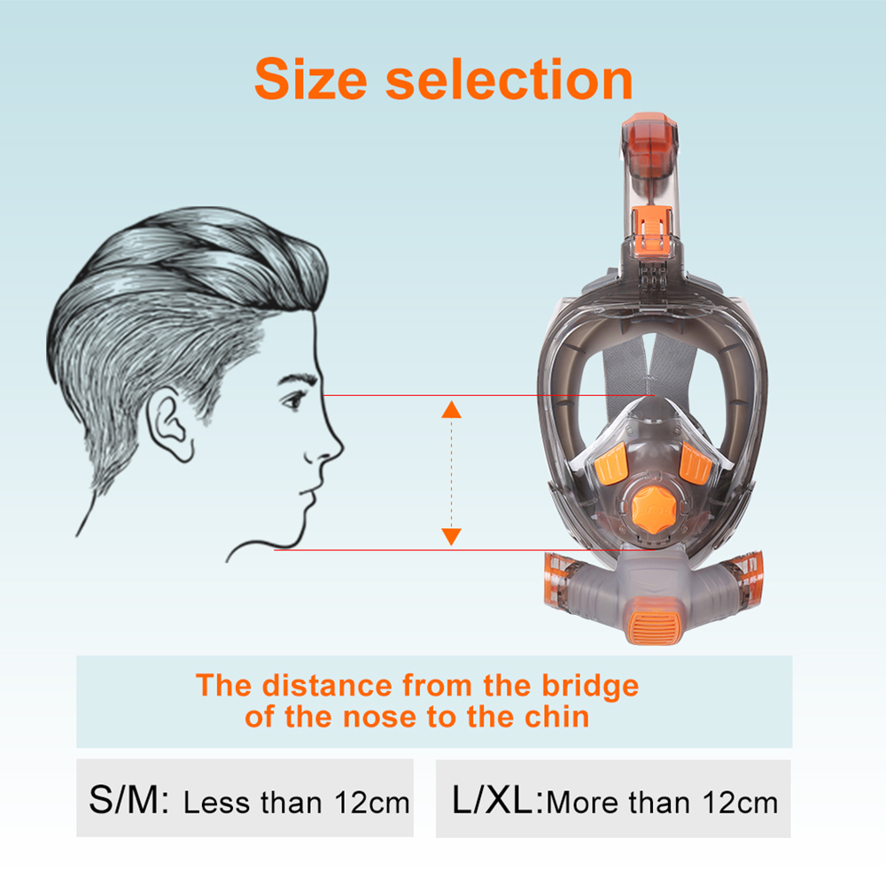 SMACO tam yüz tüplü dalış mask - Snorkel Mask Full Face incelemesi ve fiyatı