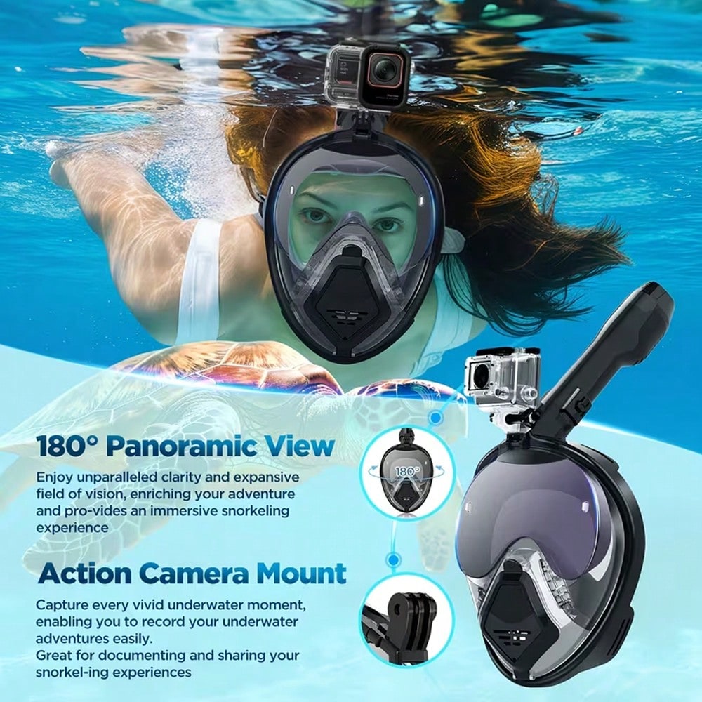 Devilfish Tam Yüz Şnorkel Mask - Snorkel Mask Full Face incelemesi ve fiyatı