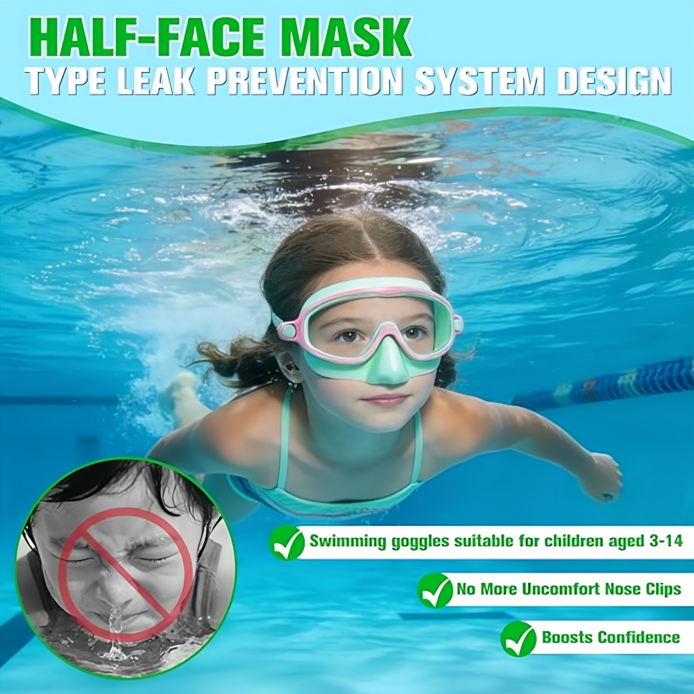Burun Kapaklı Çocuk Yüzme Gözl - Swim Goggles Anti Fog Uv incelemesi ve fiyatı