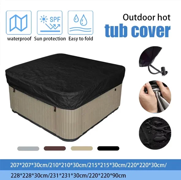 Spa Sıcak Küvet Toz Kapağı Küv - Pool Cover Waterproof incelemesi ve fiyatı
